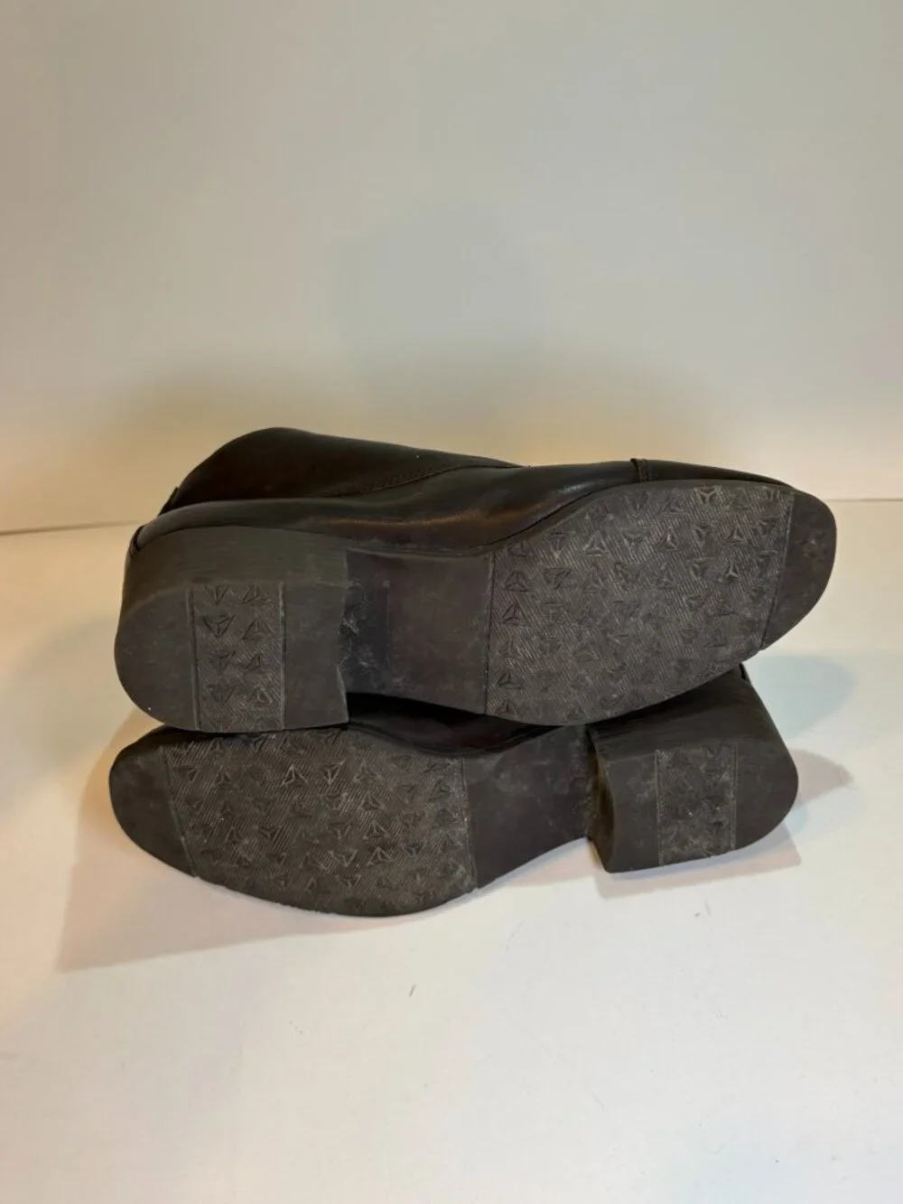 St. John's Bay Vintage Victorian Brown Leather Granny Ankle Boots 6M